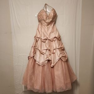 Tiffany Designs blush dress in size 14